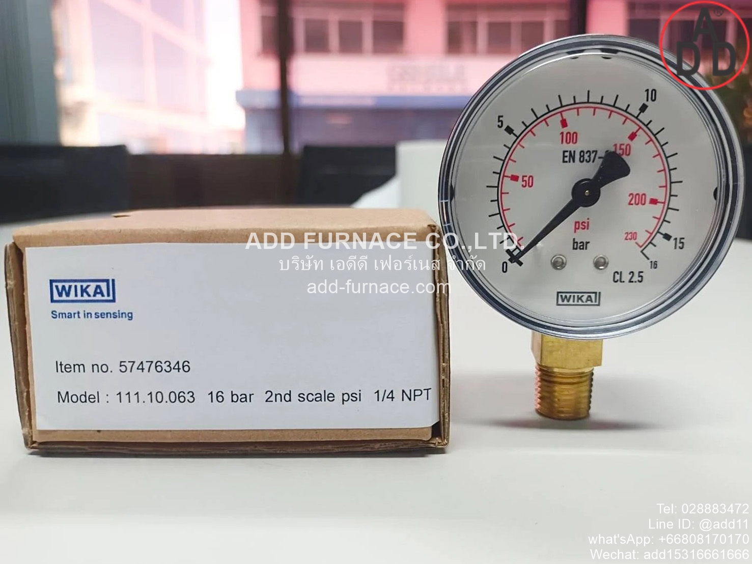 Pressure Gauge WIKA 2.5 0-16Bar (2)